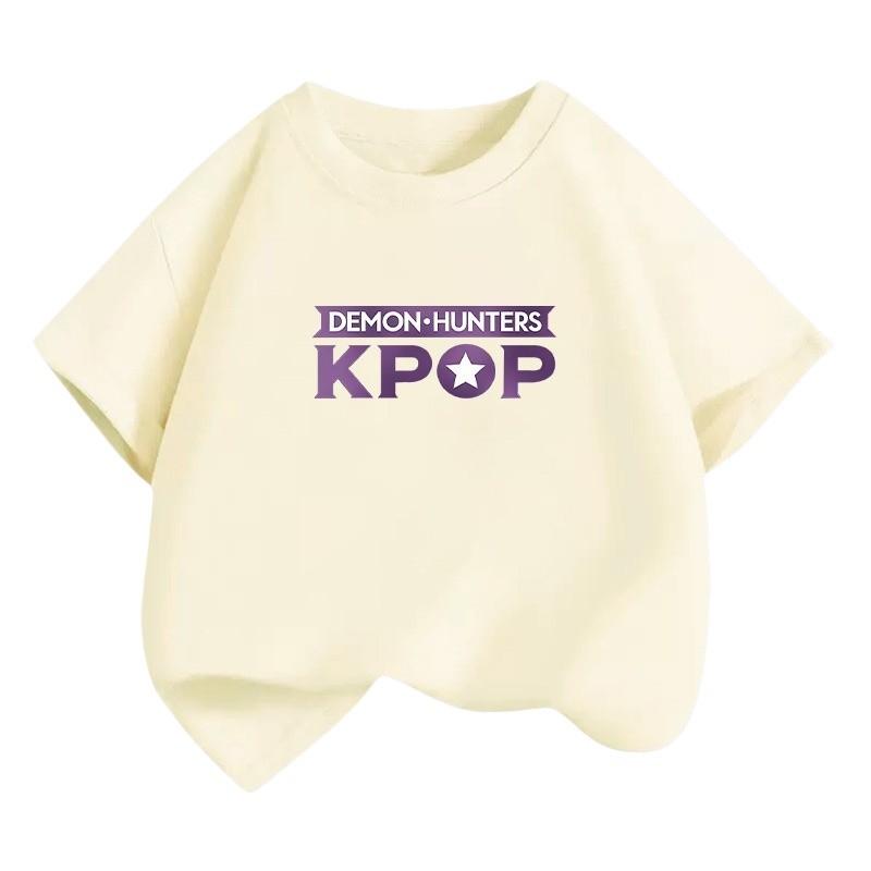 Kids Girls Kpop Hunters Zoey Mira Rumi Huntrix Print T-shirt