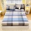 1 skin-friendly Bed Cover  cotton  Printing fitted sheet with elastic band, single/queen/king size (without pillowcases)
