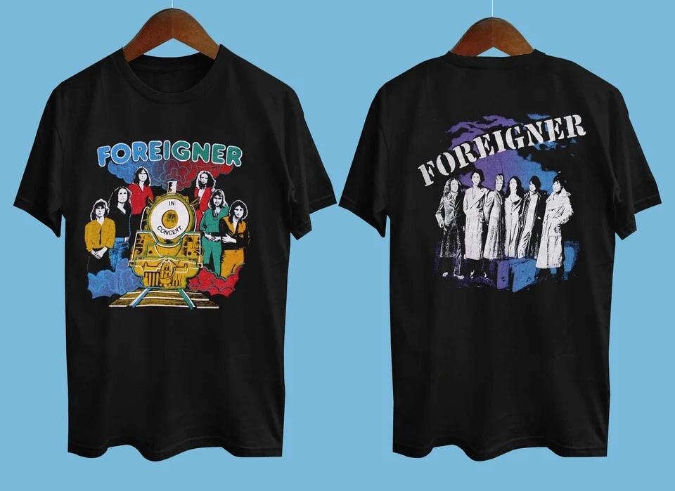 

FOREIGNER BAND CONCERT TOUR SHIRT VINTAGE 1978 Black All Size Shirt VC1206 4XL