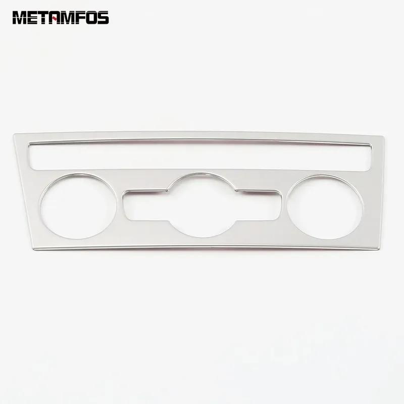 For Volkswagen VW T-Roc TROC 2018-  Carbon Fiber Air Condition Adjustment Switch Panel Cover Trim Interior Accessories