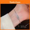 Geometric Zircon Silver Choker Necklace For Women With Elegant Hollow Design