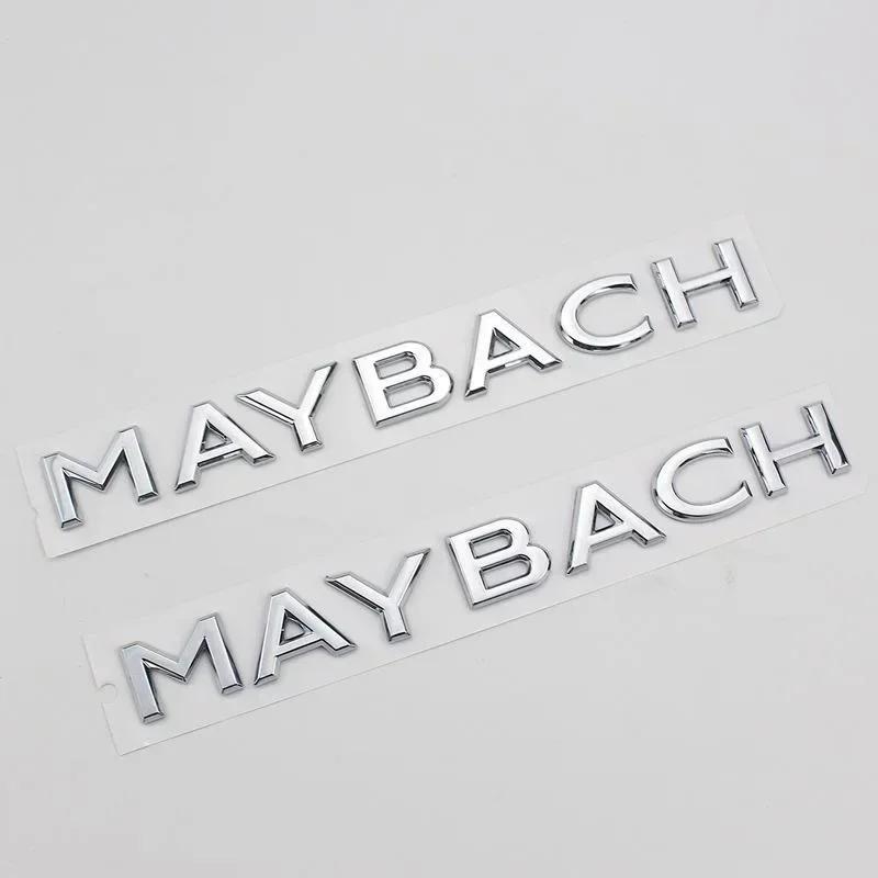 MAYBACH letter logo car stickers for Mercedes-Benz MAYBACH S400L rear trunk labeling accessories refit decals1 bfio9