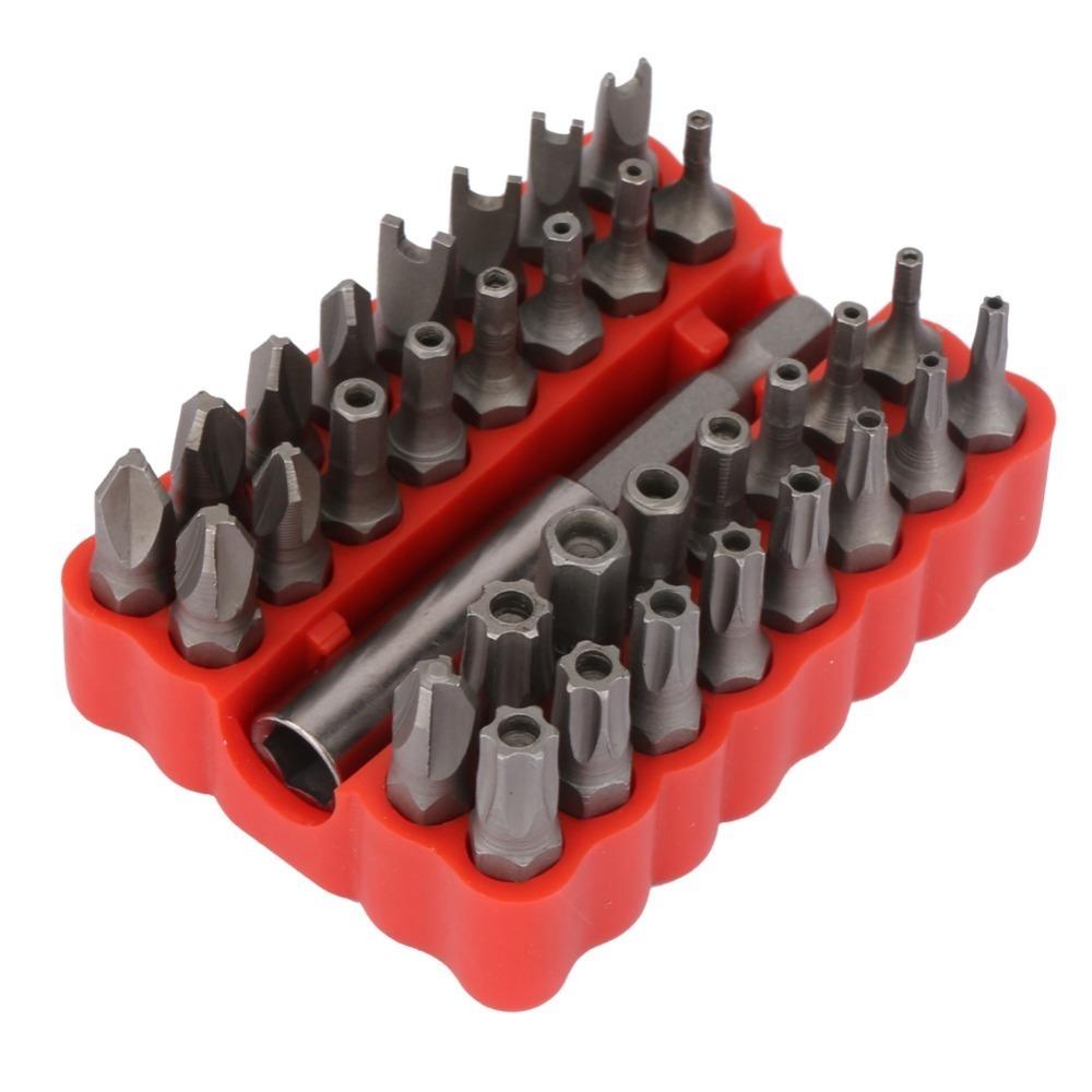 

33 Pcs With Storage Case Screwdriver Bit Set