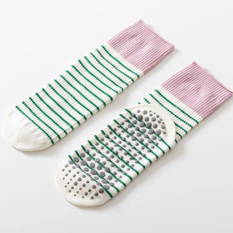 

Yoga Socks Non-Slip Professional Women Summer Thin Sports Fitness Non-Slip Socks Room Socks Adult Pilates Socks Green powder