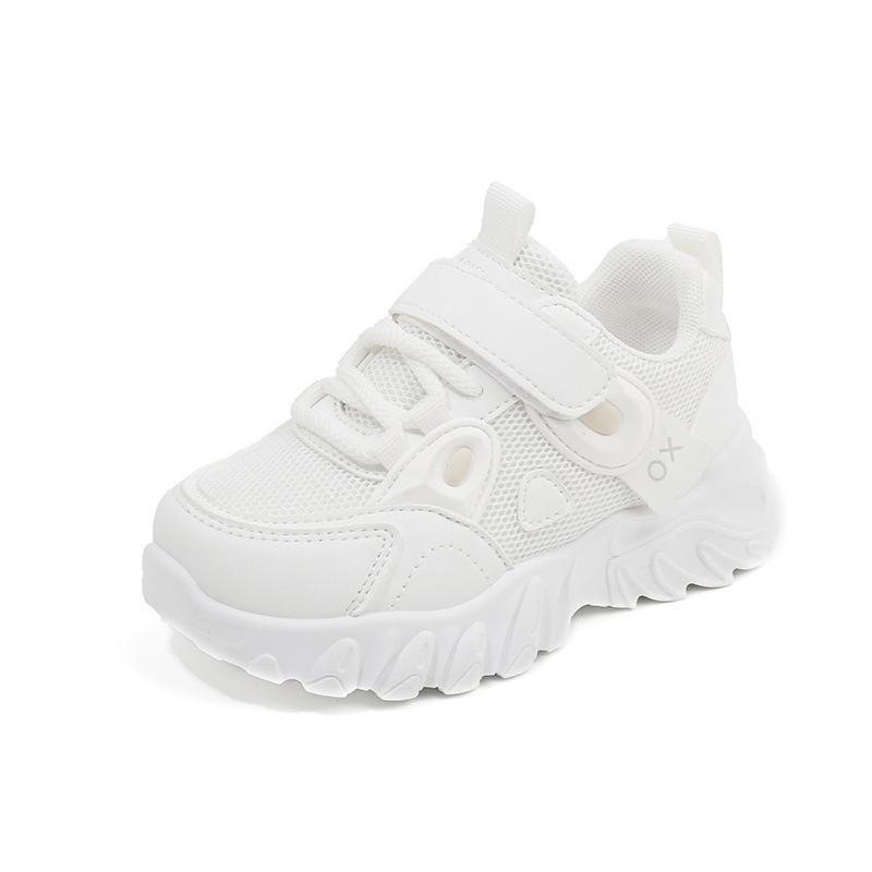Children's Sports Shoes - Spring/Autumn Collection, Mesh White Sneakers for Boys, Panda Shoes for Girls