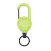 1/8Pcs Retractable Keychain with Steel Wire Rope Carabiner Badge Reel Holder Clip Key Ring Heavy Duty Outdoor Camping Climbing Anti-lost Buckle