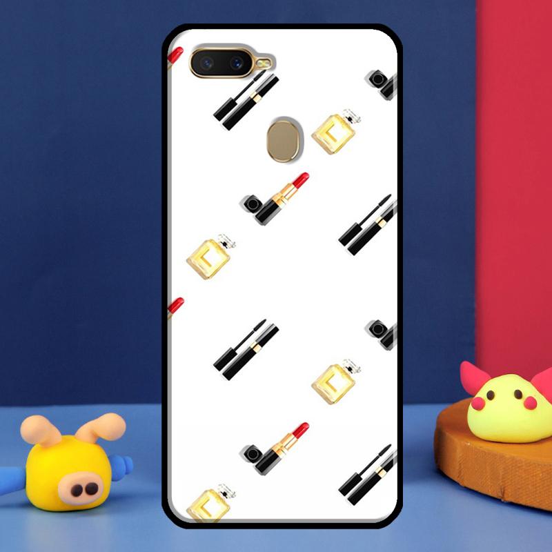 Lipstick Make Up Case For Oppo A91 A5 A9 A16 A76 A96 A58 A78 A98 A52 A72 A74 A94 A54 S A57 A77 A15 A17 Cover