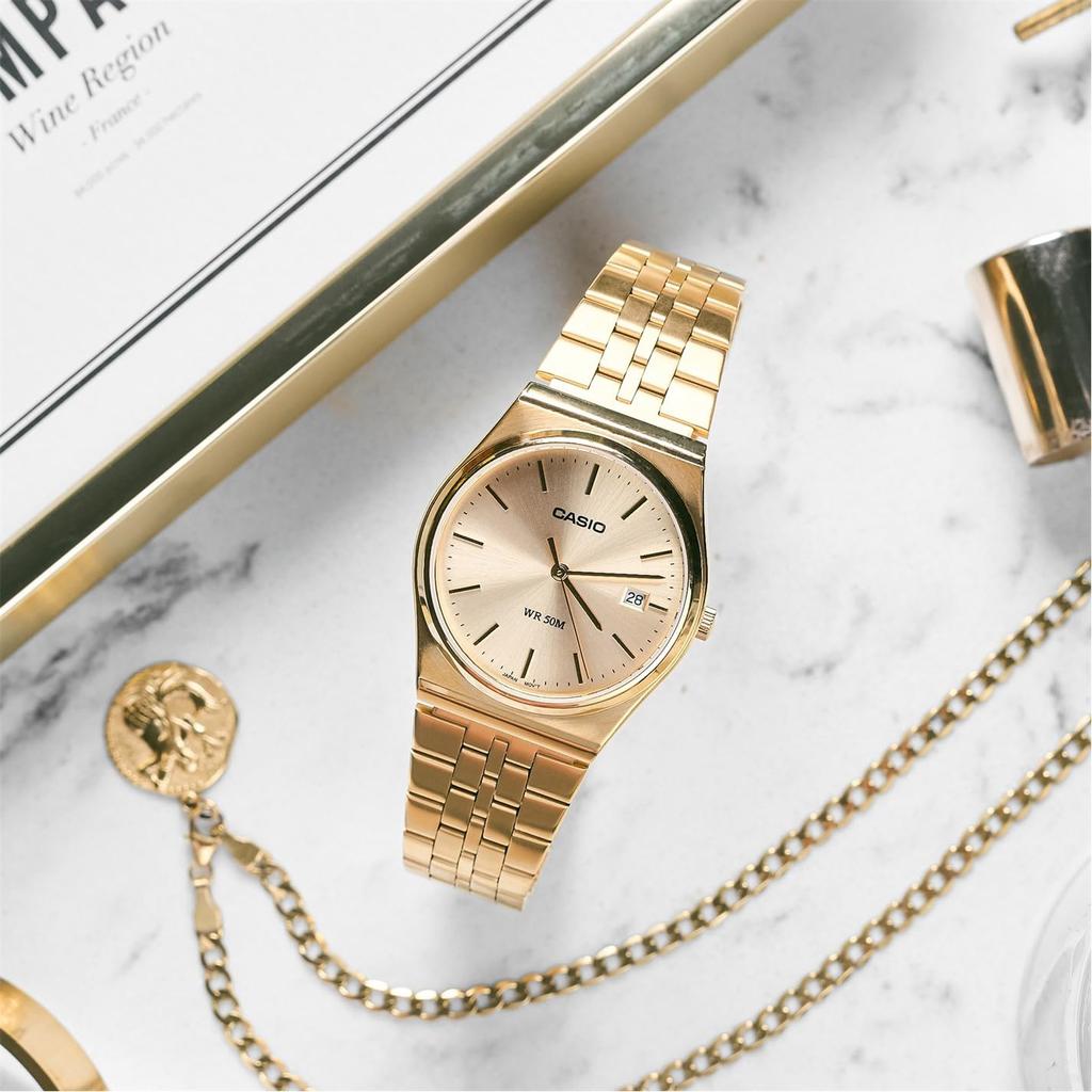 Casio Collection MTP-B145G-9AVEF Gold Wristwatch