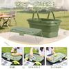 WildVentureX Foldable Picnic Basket with Large Camping Storage Washable with Handle and Foldable Laundry Emergency Outdoor Sports Fishing Lid,