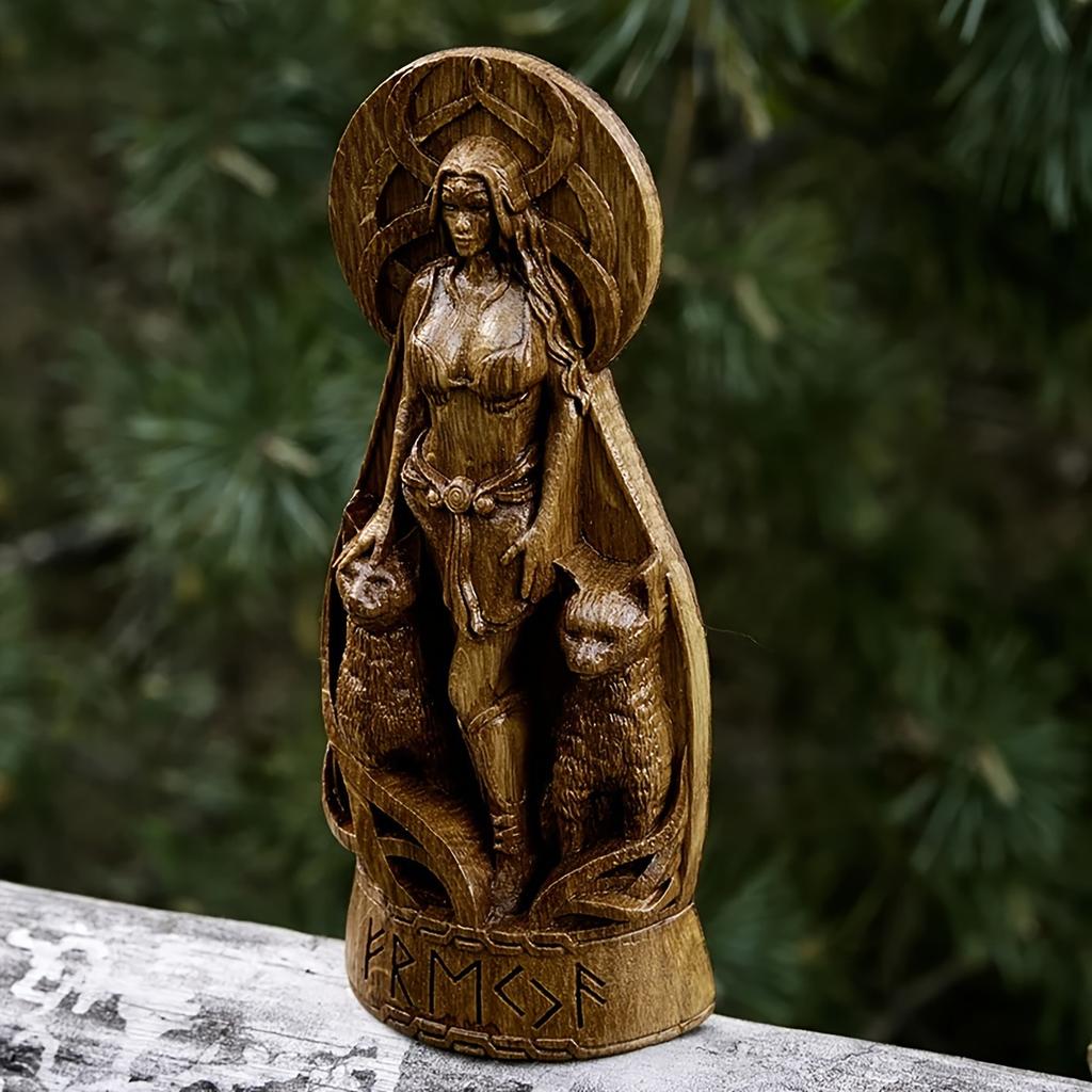 New Viking Gods Pagan Altars Outdoor Garden Garden Ornaments Decorative Sculptures