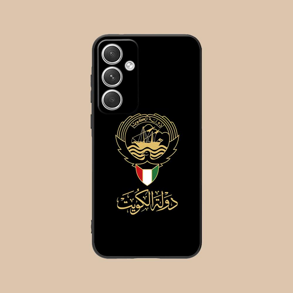 Kuwait Flag Mobile Cell Phone Case for Samsung Galaxy S25 S24 S23 S22 S21 S20 Note20 Plus FE Ultra Colour Cover Cover Pretty