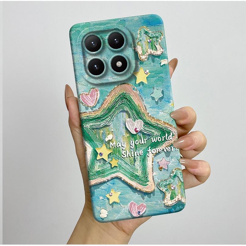 New For Xiaomi 15T Pro 15TPro Xiaomi15TPro Phone Case Aesthetic Pretty Butterfly Flowers Soft Silicone Shockproof Back Cover