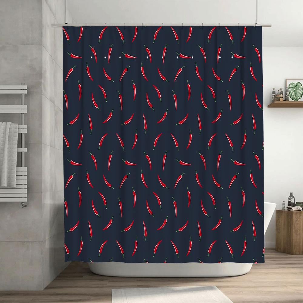 Bathroom Shower Curtain Tropical Palm Leaf Ocean Wave Scenic Decor Waterproof Fabric Modern Farmhouse Coastal Home Decor