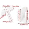 62KD 10Pcs Universal Curtain Track Stop for Enhanceds Home Comfort and Professional