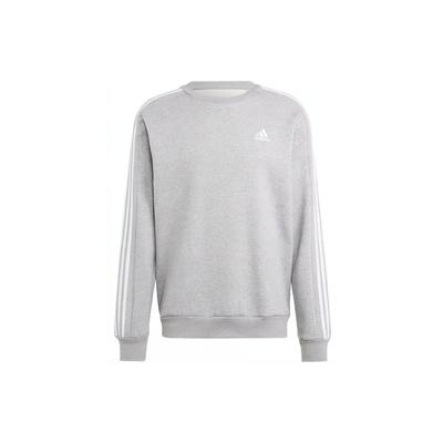 Essentials Fleece 3-Stripes Sweatshirt Men Tops Grey IJ6470