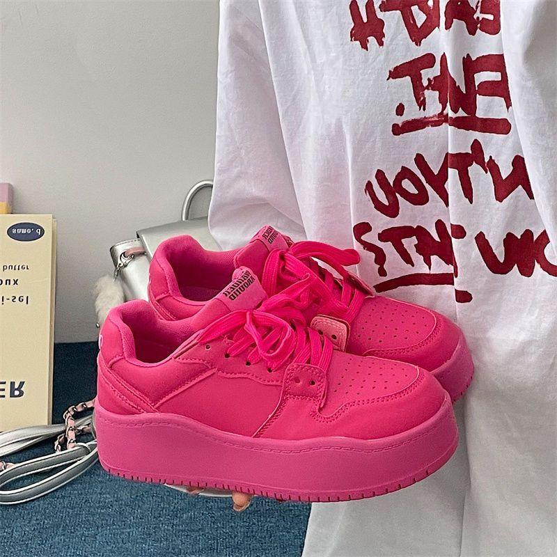 New platform yellow board shoes casual summer dopamine increase sports casual shoes super soft and sweet