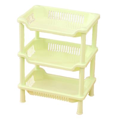 Étagère de salle de bain à 3 niveaux, support de salle de bain, installation sur terrain en PP, étagères de rangement pour salle de bain