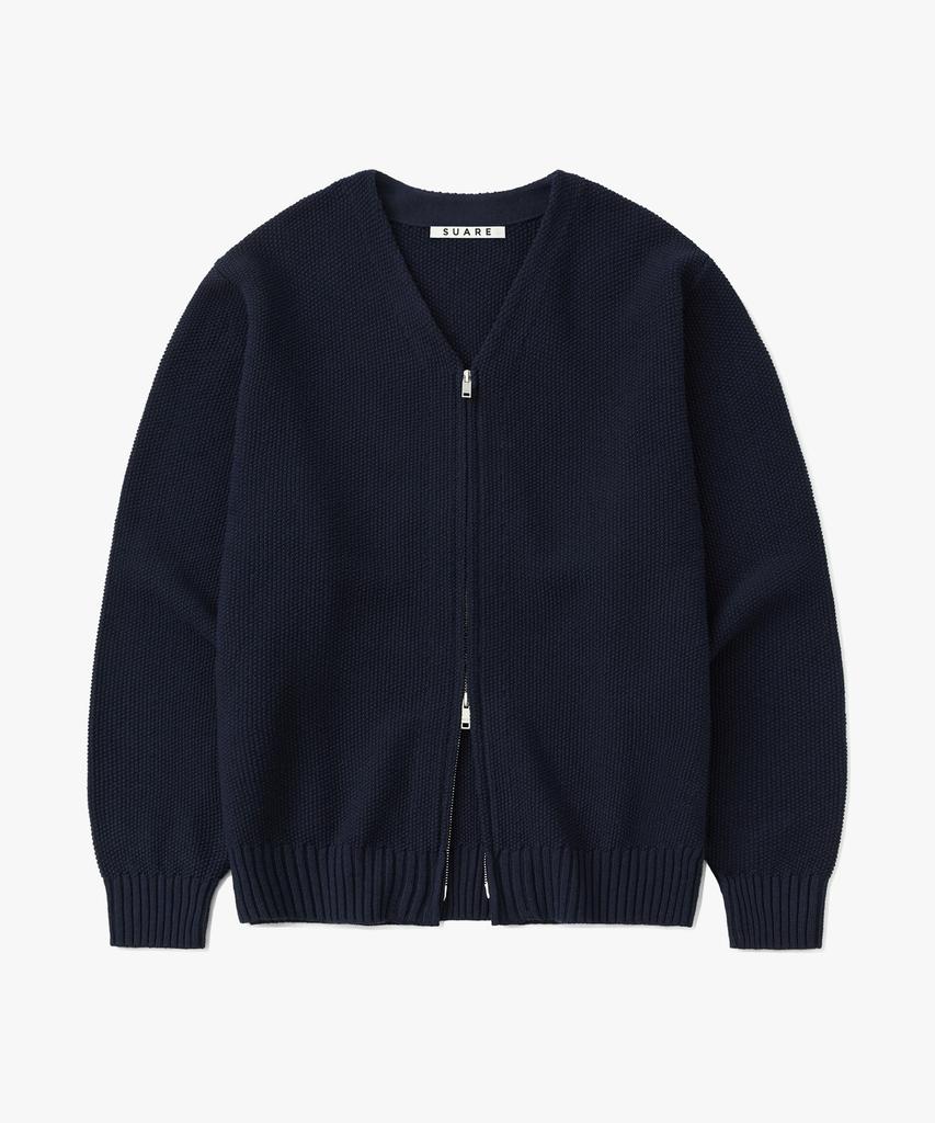 SUARE WOMEN Honeycomb Zip-Up Knit - 4 Colors