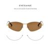 Women's sunglasses, metal cat eye sunglasses, men's and women's fashion sunglasses.