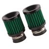 2pcs Air Filter 28‑48mm High Filtration Efficiency Universal for 50cc 70cc 90cc 125cc Moped Scooter ATV Dirt Bike Black