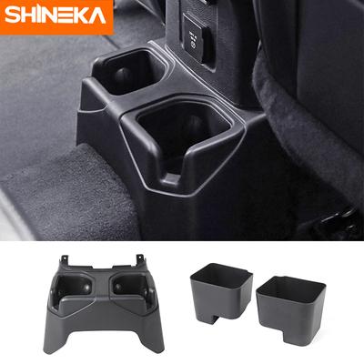 Drinks Holders For Jeep Wrangler JL 2018+ Car Rear Seat Side Storage Box Rear Drinks Cup Holder Accessories For Jeep Wrangler