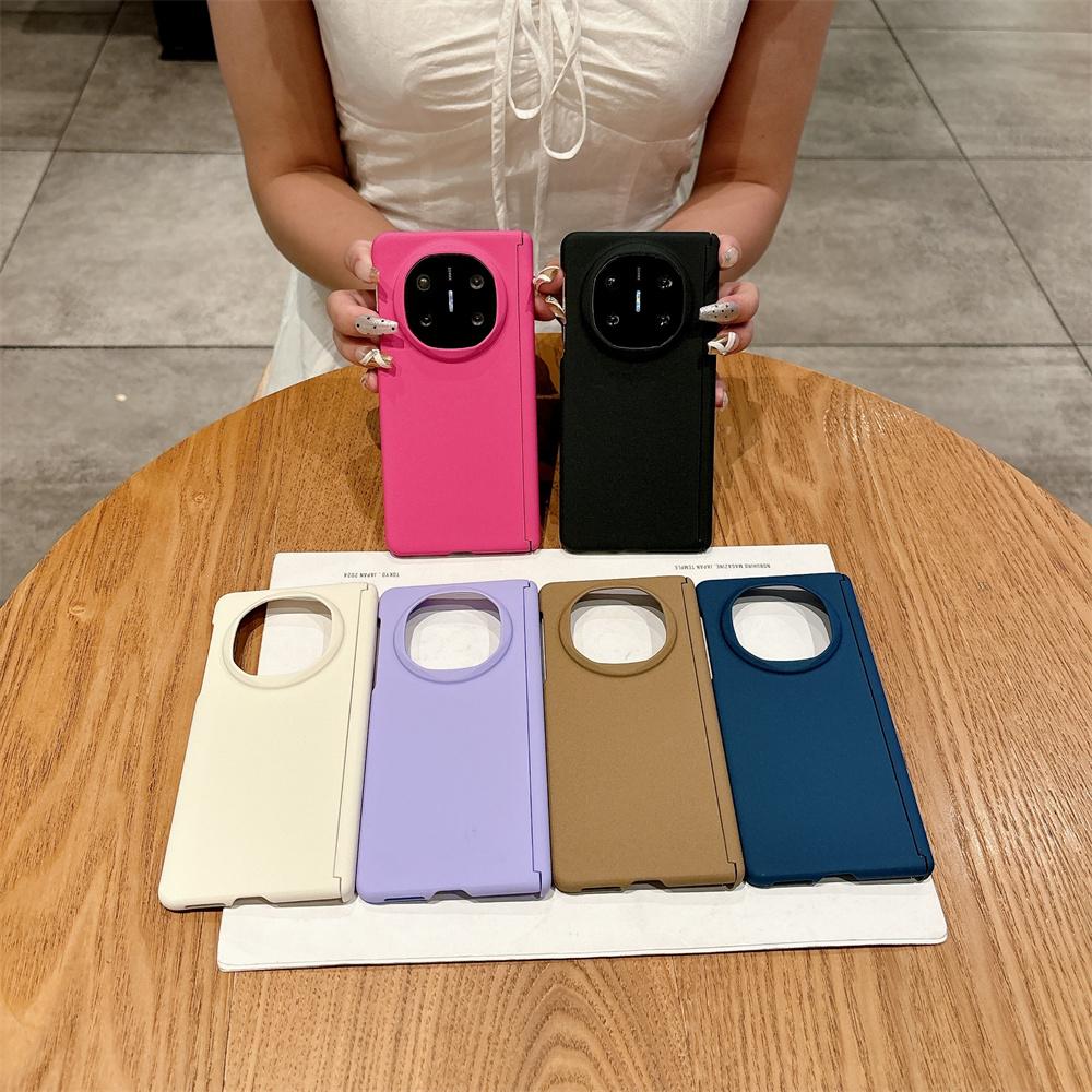Solid Color Case For HuaWei Mate X3 X5 X6 Axis Hinge Protective Phone Case PC Hard Shell (Only Back Cover)