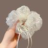 Haarschmuck weißes Netz Damen Accessoires Haarspangen Mädchen Haarbänder für Kinder Mädchenartikel Clip Haare weiblich