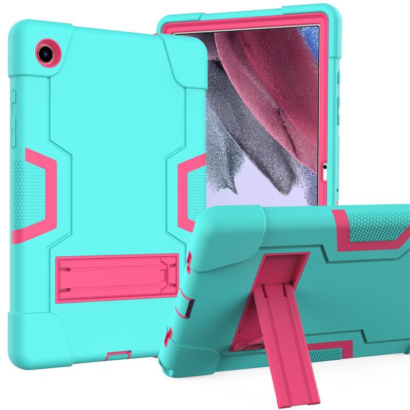 Shockproof Silicone PC Back Cover With Kickstand Galaxy Tab A8 10.5 X205 X200 Multi-Color Options