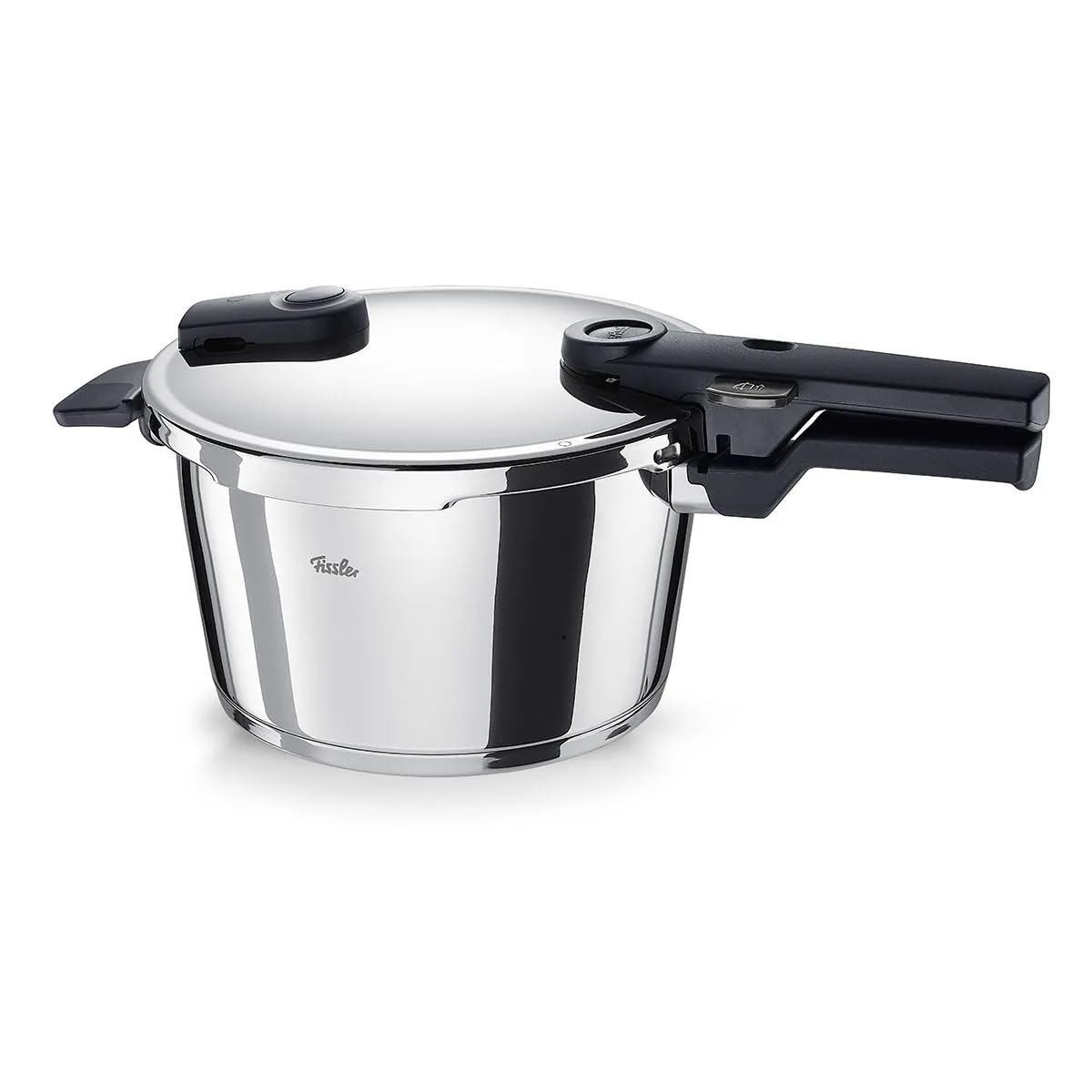 

Fissler Pressure Cooker Vitaquik Gas IH Compatible for 3 to 4 People Pressure Cooker 2 Level Pressure Settings Made in Germany Stainless Steel