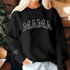 Damen Sweatshirts mit Aufdruck „Love Heart“ und Grafik, Festival-T-Shirt, lässig, langärmelig, Pullover, Tops