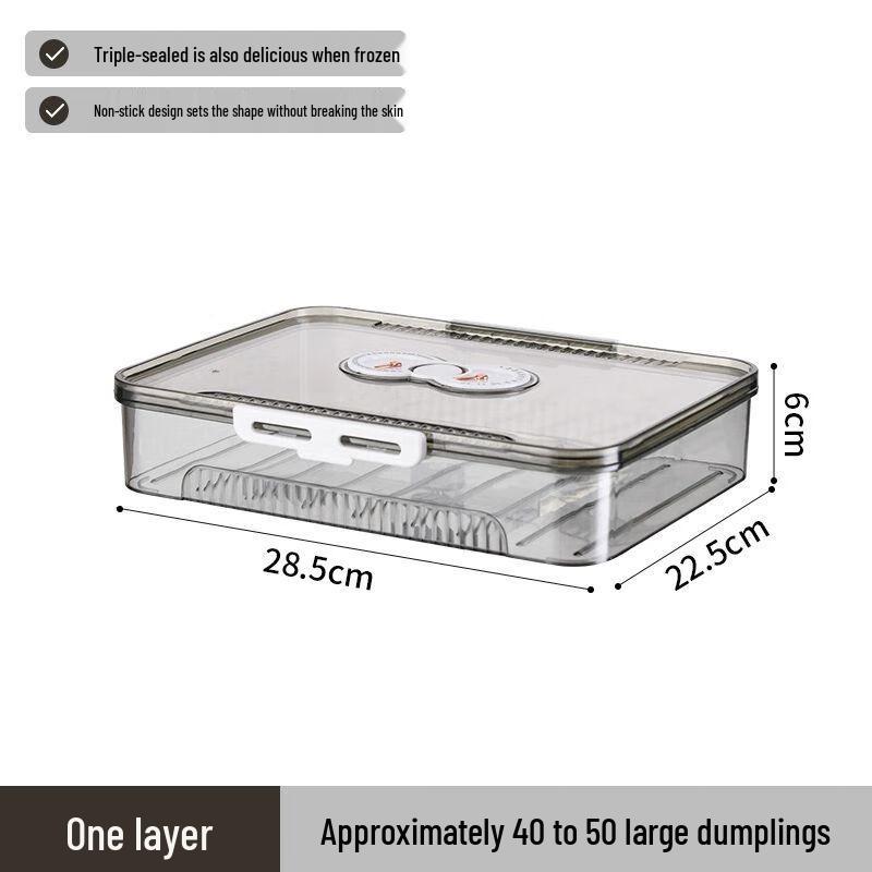 Multi-Layer Food-Grade Dumpling Freezer Storage Box