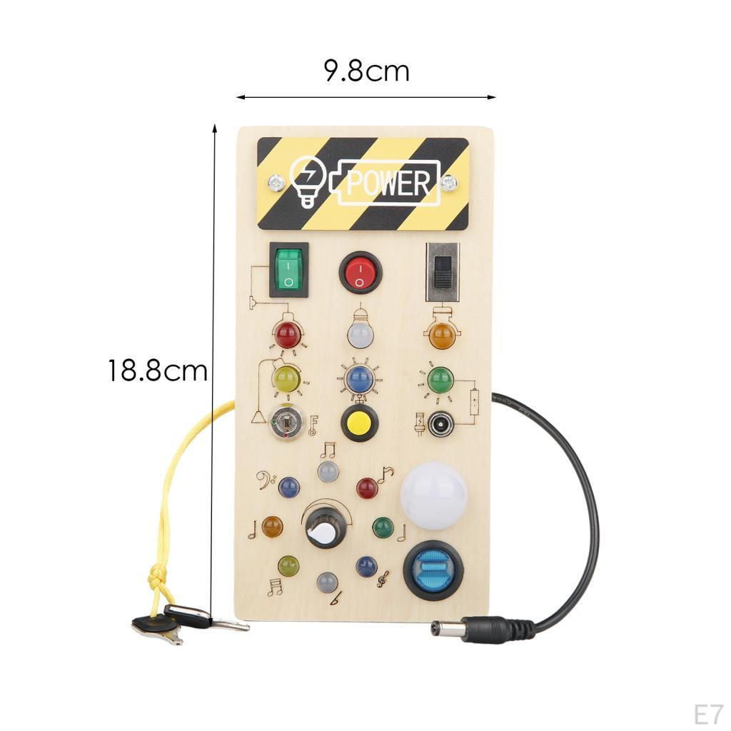 Interactive Busy Board Toy for Travel - Enhance Fine Motor Skills and Role Play