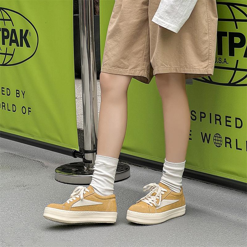 2025 new triangular board shoes casual comfortable versatile trend couple board shoes 4401-4402-A