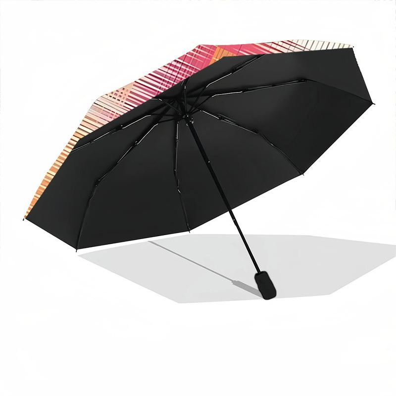 1pc Abstract Pattern Open/Close Folding Umbrella - Raining Gear for Travel Umbrella, All- Portable Umbrella for & Men 8-Rib Yy251229059