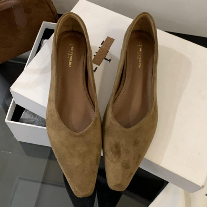Fashion Spring Autumn Women's Flat Shoes 2025 New Elegant Pointed Toe Shallow Mouth Luxury  Style Office Lady Slip-on Work Shoes