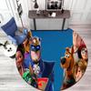 Halloween supernatural comedy adventure movie Scooby-Doo Round Carpet Soft Home Decoration Corridor Table and Chair Anti slip Outdoor Floor Mat rug 2