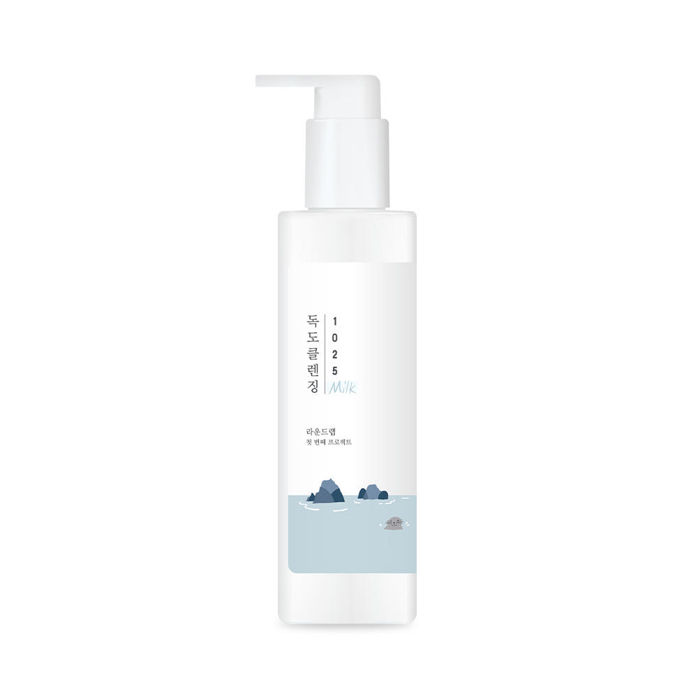 Round Lab 1025 Dokdo Cleansing Milk 200ml Gentle Hydrating Makeup Remover