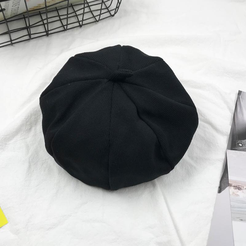 Autumn and winter three-dimensional beret women's versatile pumpkin hat British painter hat literary retro bud hat