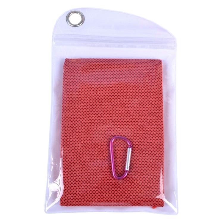 

Portables Cooling Sports Towel Sun Protecting Quick Drying Permeable Towel for Exercise Travel червоний