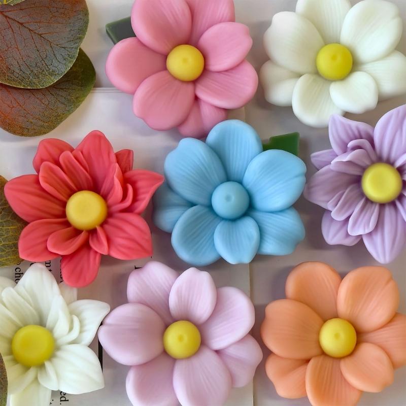Flexible Silicone Mould for Handmade Floral Candle and Resin Craft