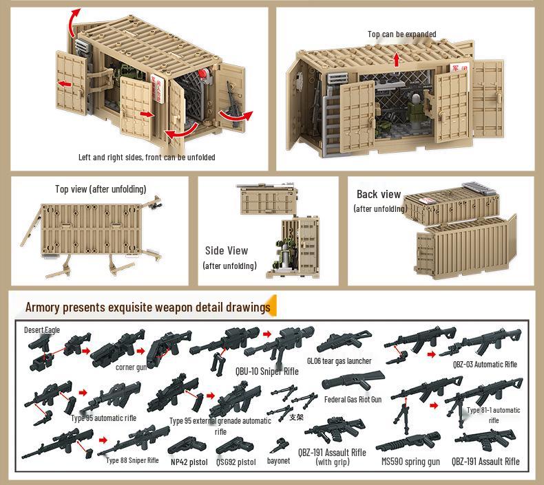 Toby Lion J781 Fire Pump Room Building Blocks