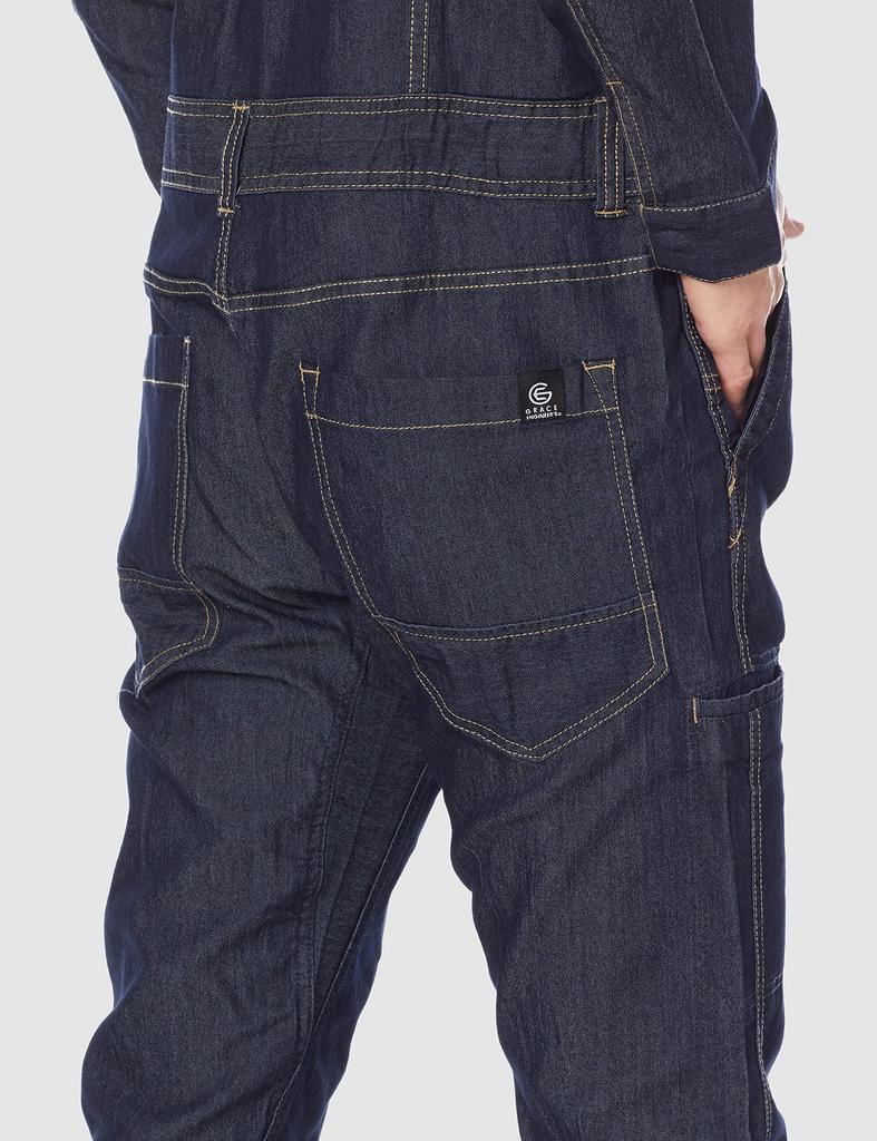 GRACE ENGINEERS GE340 36 Indigo All-Season Stretch Light Coveralls L