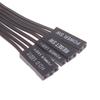 20cm 30cm 50cm 9Pin Header Computer Motherboard Front Extension Cable For PC Motherboard Power Switch Restart Hard Drive
