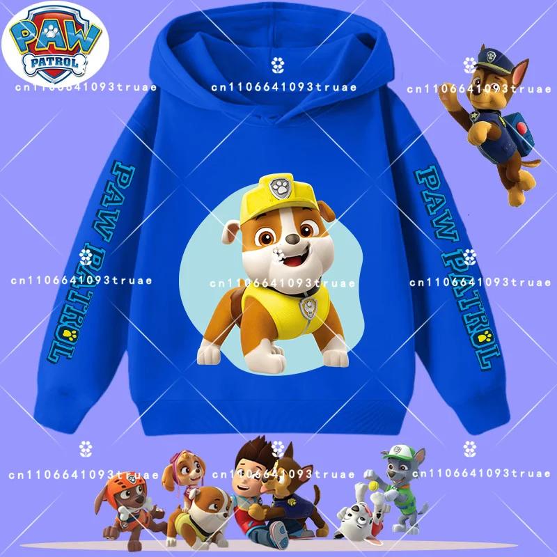 Children's Hooded Sweatshirt New PAW Patrol Boys' Sport Shirt Spring-Autumn Long-Sleeved Pullover Casual Shirt