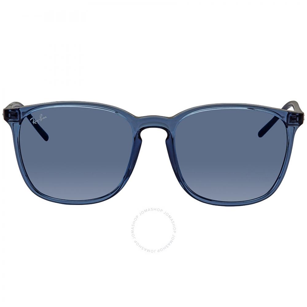 

Темно-синие квадратные солнцезащитные очки унисекс Ray Ban RB4387 639980 56