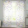 Geometric Circle Tulle Curtains For Living Room Sheer Curtain Bedroom Voile Decorative Window Treatments
