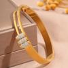 Hot-selling titanium steel bracelet, girls' high-end sense of fashion, popular light luxury in Europe and the United States, Gypsy star love diamond 