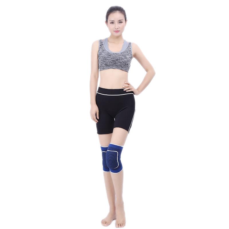 Premium Polyester-Cotton Adult Sports Knee Pads with Anti-Collision Sponge