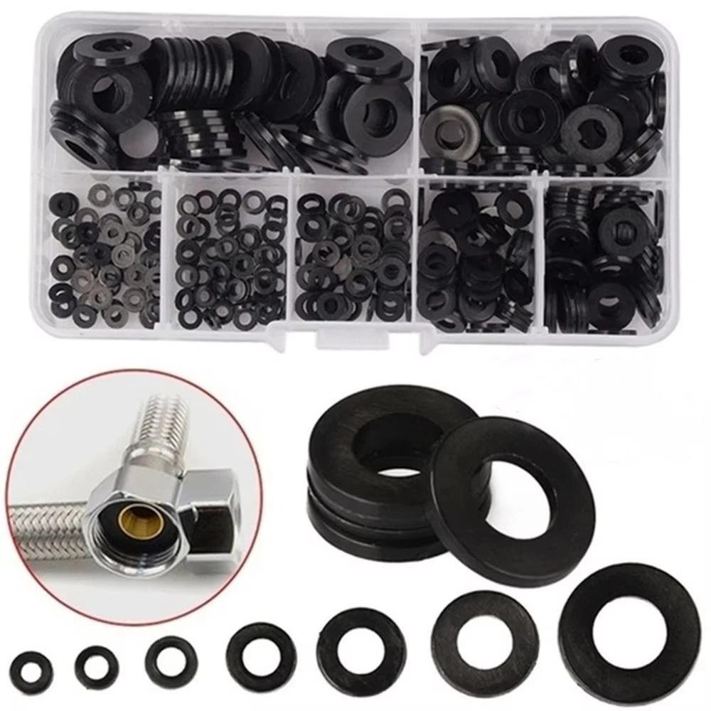 Waterproof Sealing Gaskets Flat Ring Rubber Gaskets Gaskets Assortment Kit  Plumbing Pipe Repair