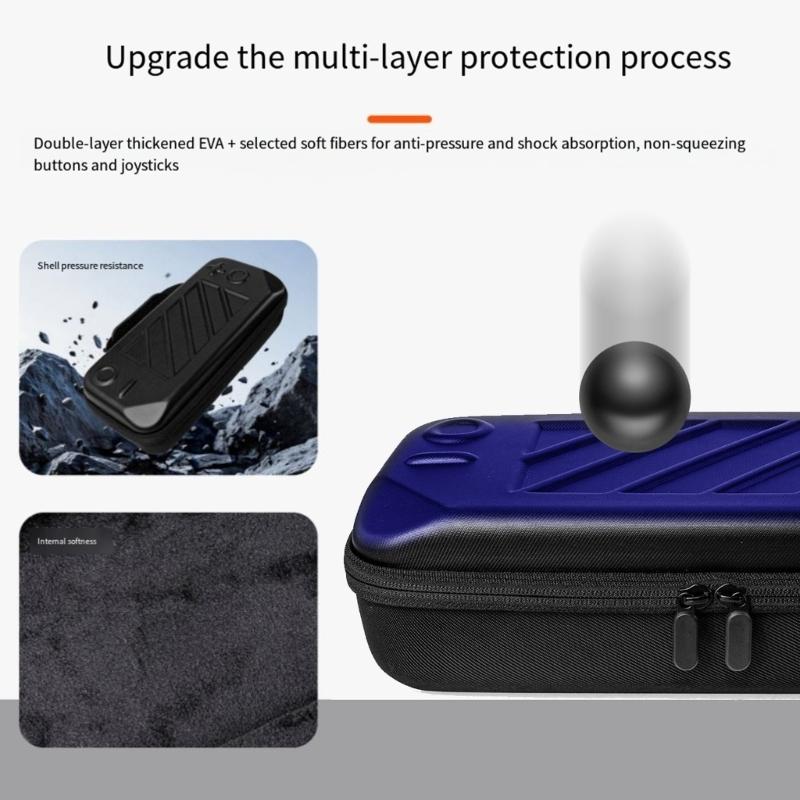 EVA Bag with Card Slot Handheld Game Console Carry Case Scratchproof Case Shockproof Storage Box for NS2